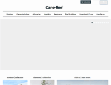 Tablet Screenshot of cane-line.se